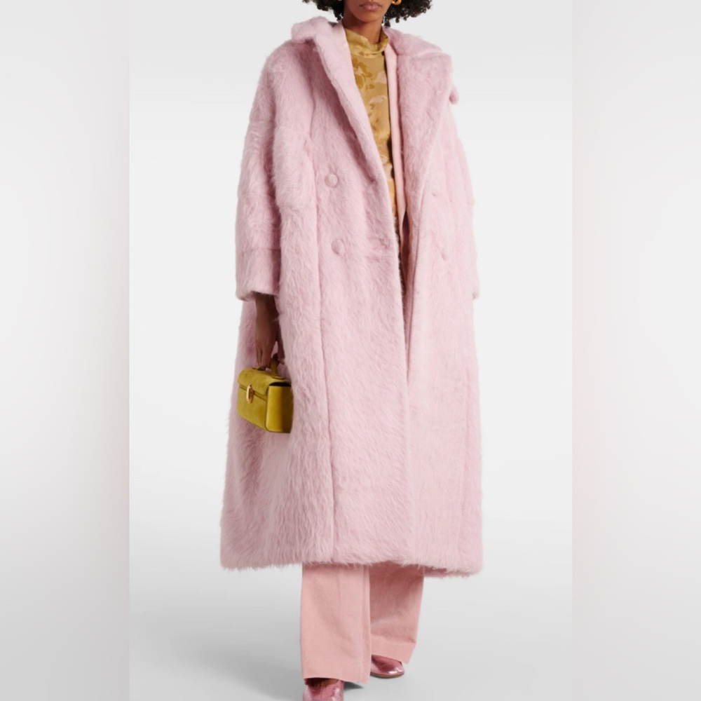 Dries Van Noten Oversized Brushed Wool-Blend Coat — Runway Edition Size M $3715 - Picture 8 of 11